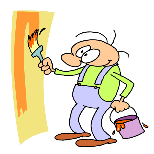 free clipart of house painters - photo #14
