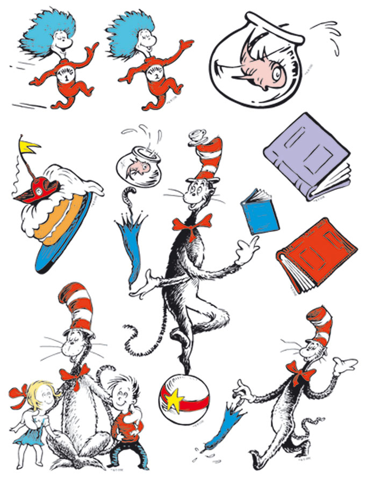 dr. seuss clip art cat in the hat - photo #11