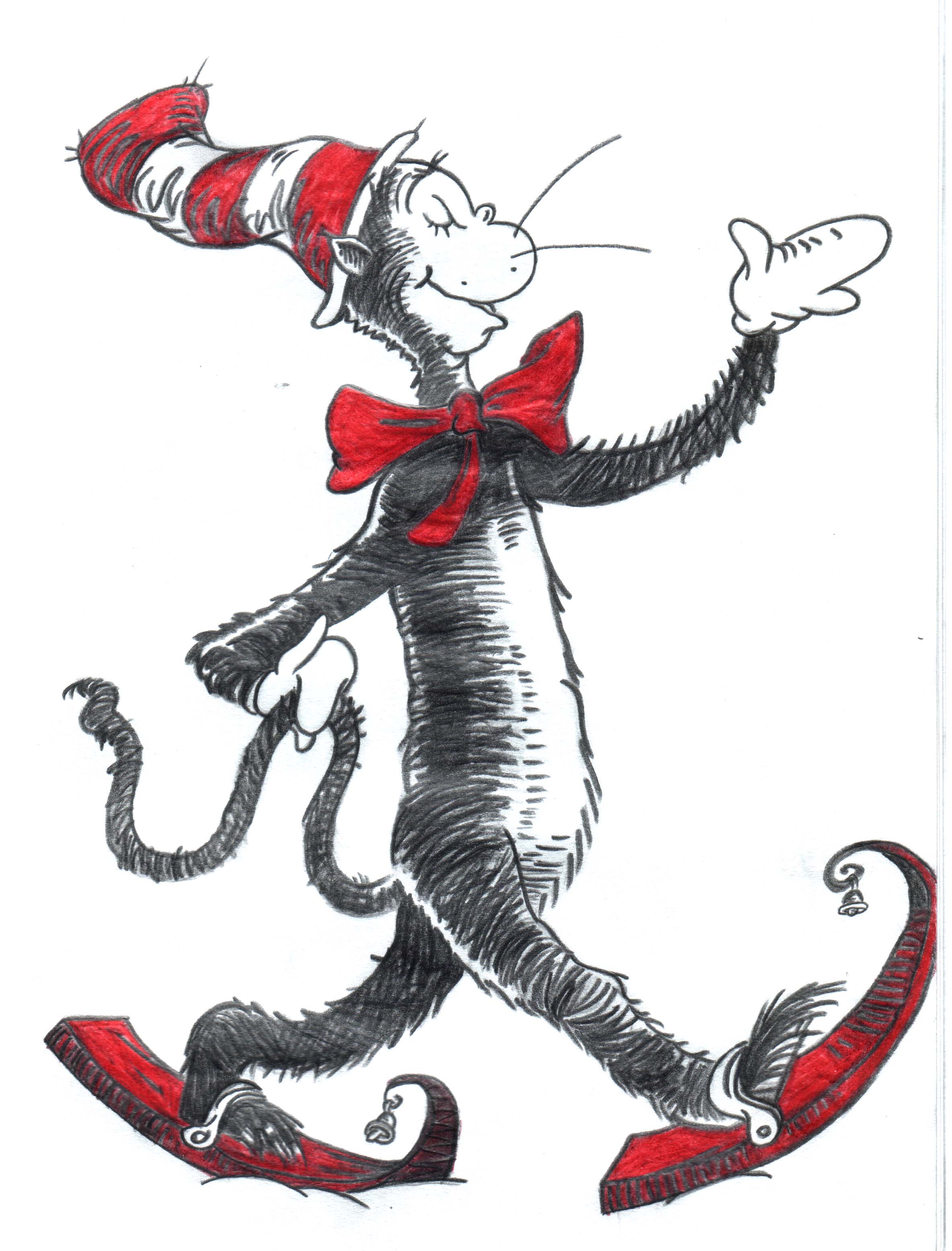Free Cat In The Hat Clip Art Pictures Clipartix