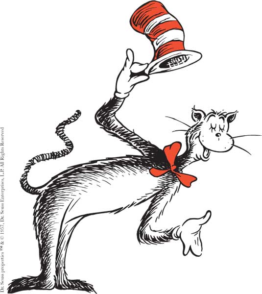 free clip art cat in the hat - photo #12