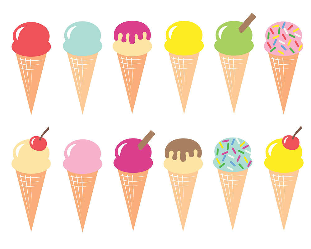 ice cream cone clip art pictures - photo #37