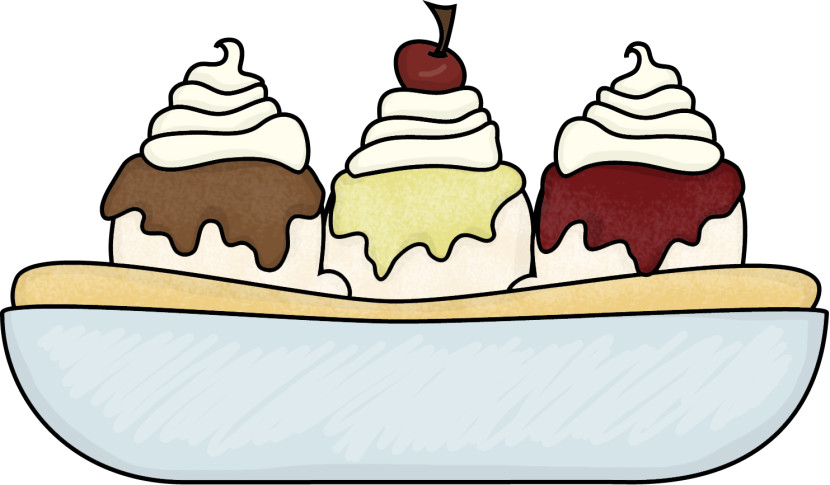 clipart ice cream sundaes - photo #19