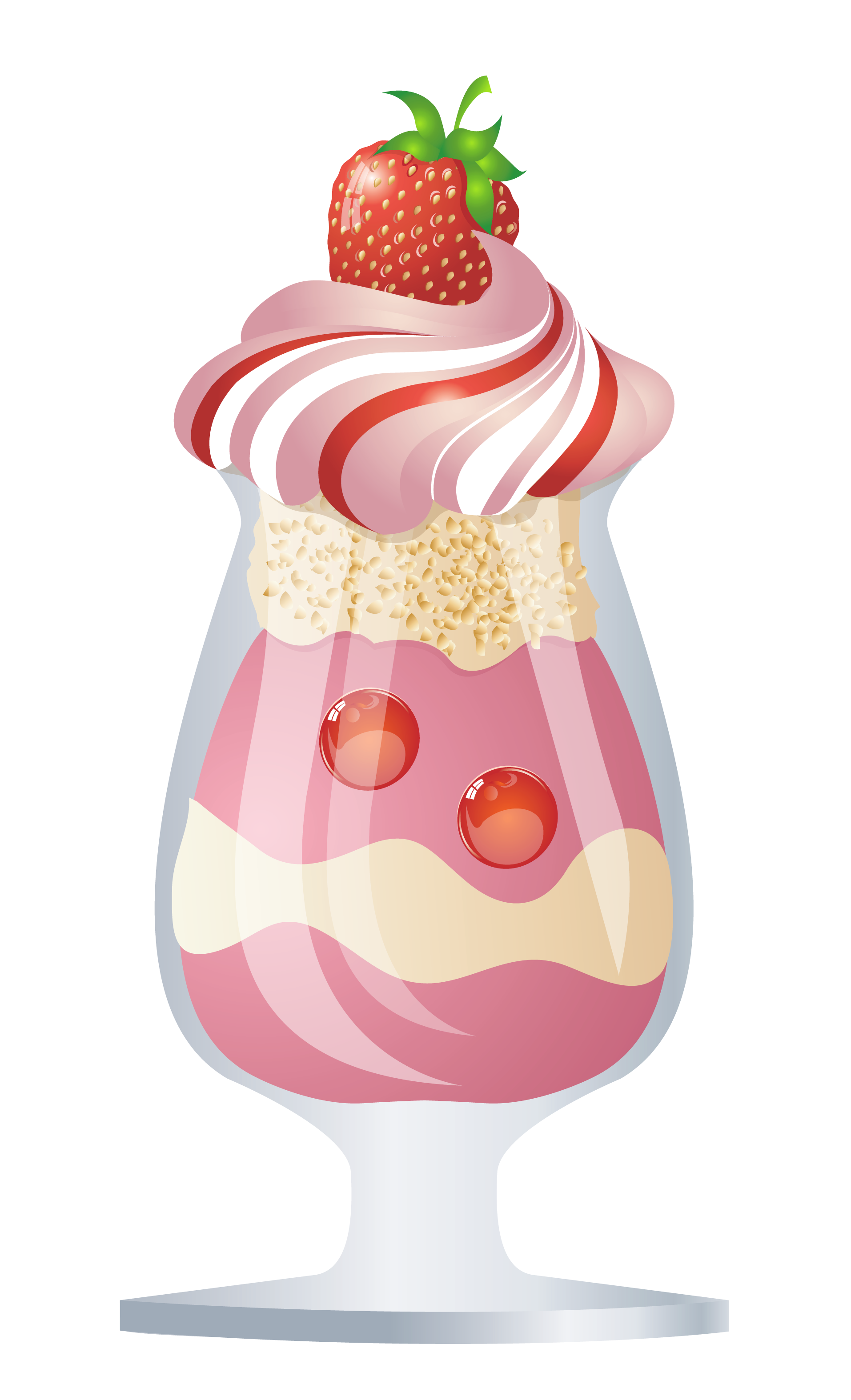 strawberry sundae clipart - photo #15