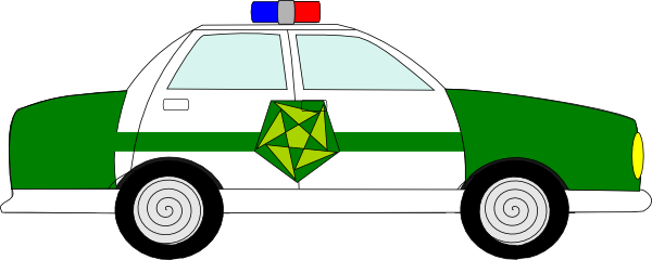 police car clipart black and white - photo #23