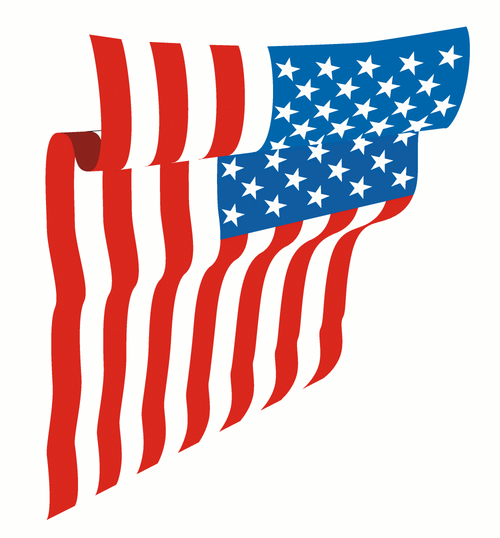clipart american flag waving - photo #39