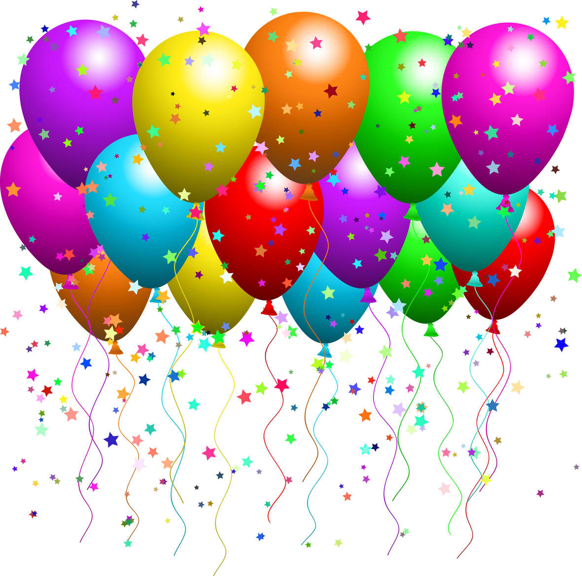 Birthday balloons free birthday clipart balloons muuf - Clipartix