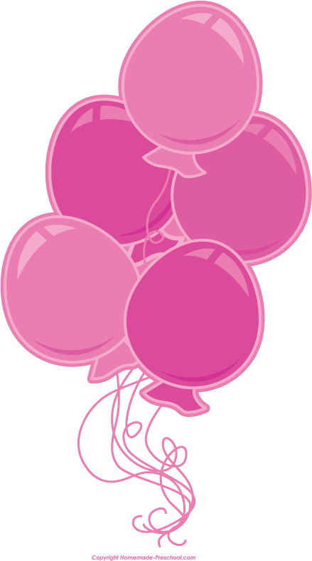 clipart four balloons - photo #39