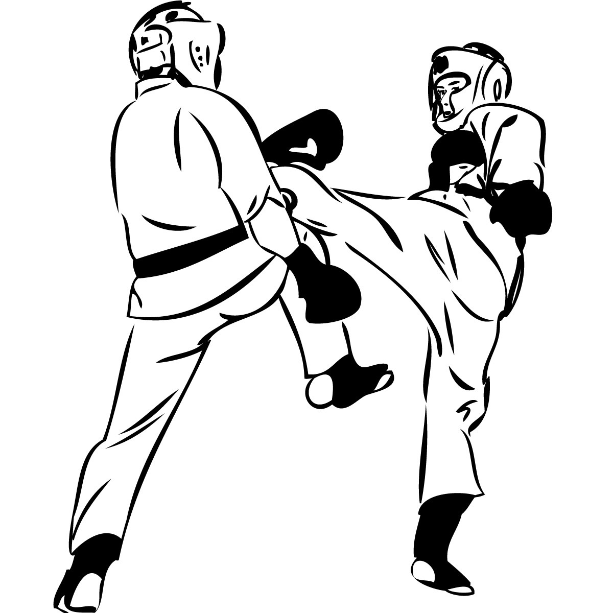 cartoon karate clip art free - photo #35