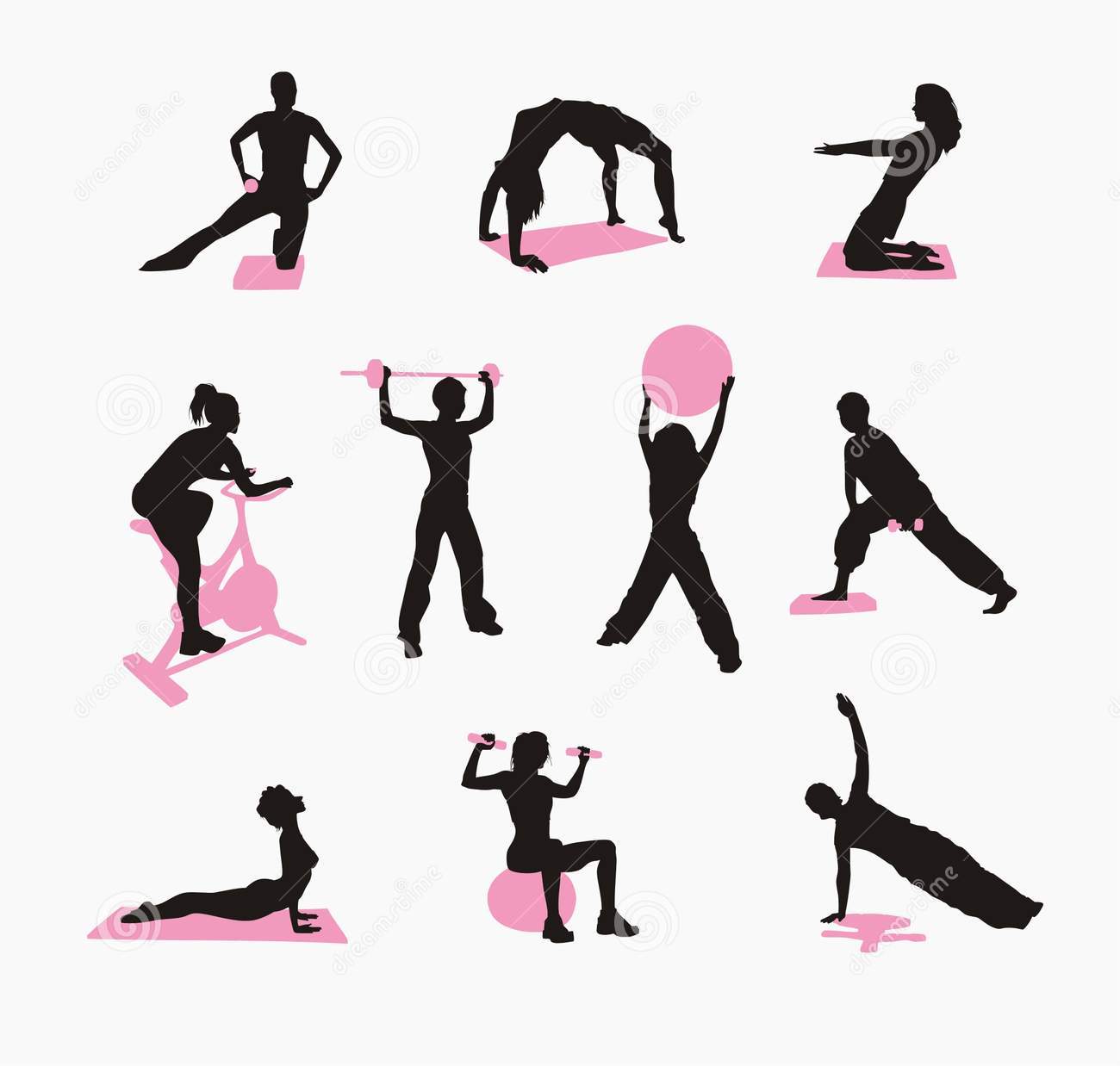 free clipart female fitness - photo #1