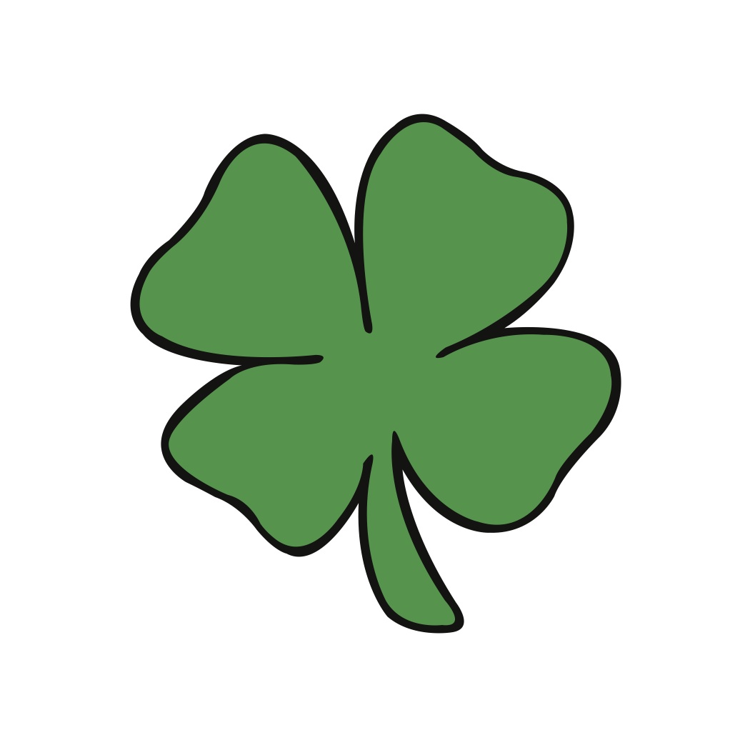 clip art 3 leaf clover - photo #36