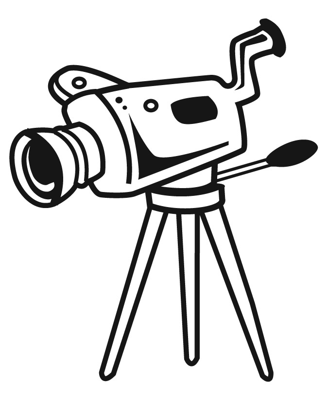 movie camera clip art graphics - photo #47
