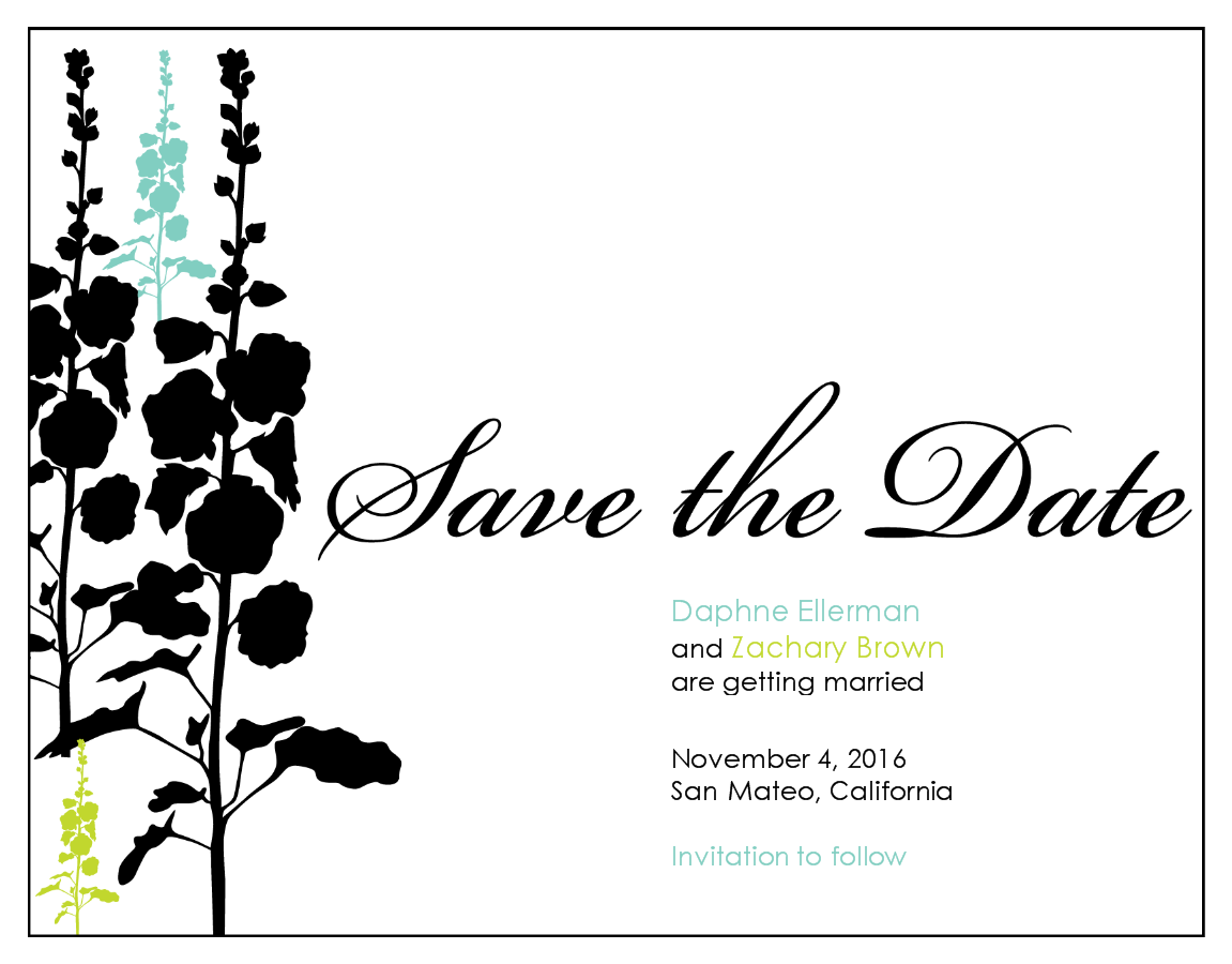 Save the date wedding card cliparts Clipartix