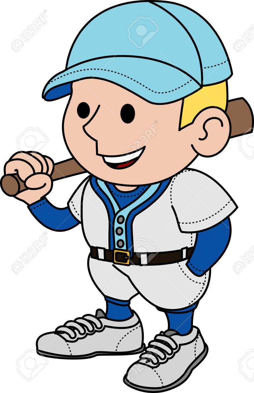 free clipart of a baseball player - photo #35