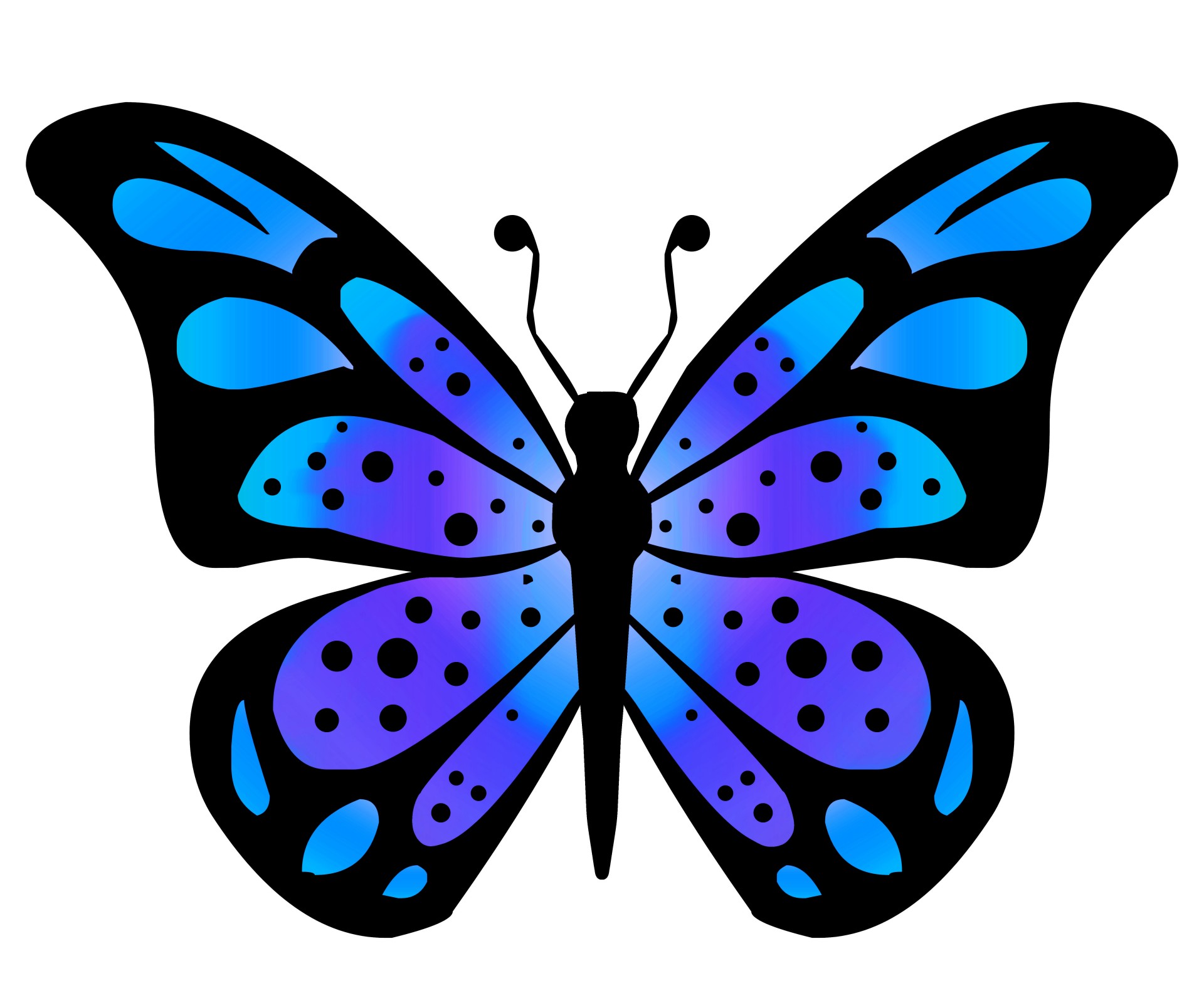 Butterflies clip art clipartfest - Clipartix