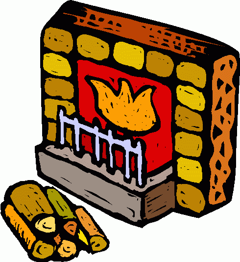 clipart fireplace fire - photo #4