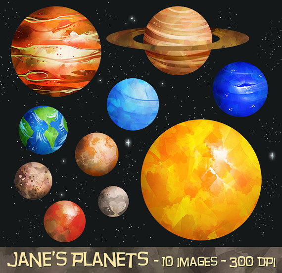 clipart planets solar system - photo #39