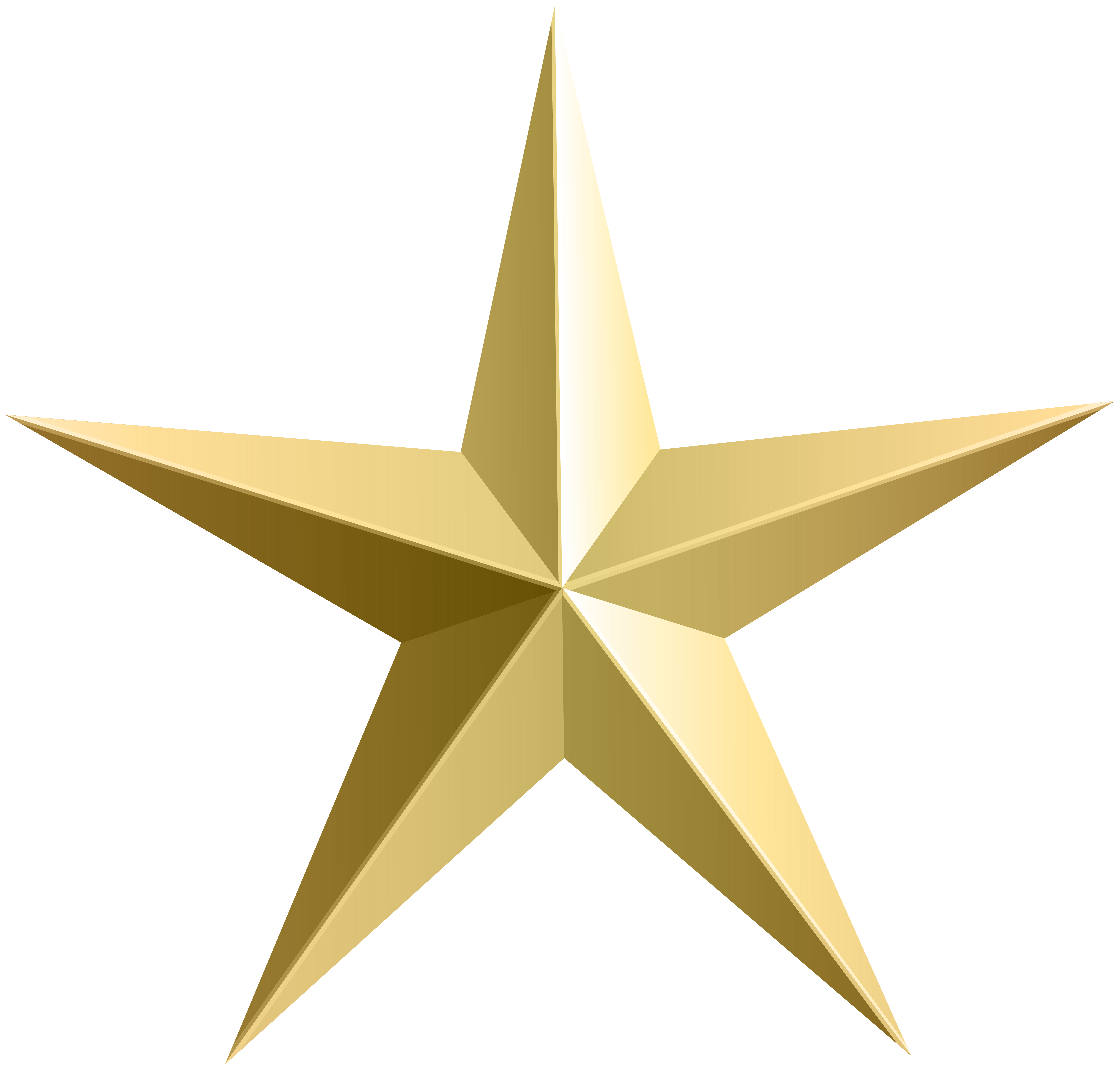 Gold star gold 5 star clipart clipartfest - Clipartix