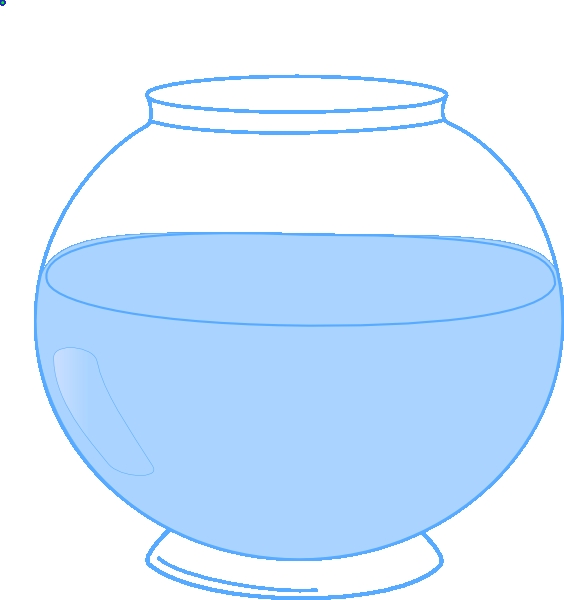 clipart fish in a bowl - photo #40