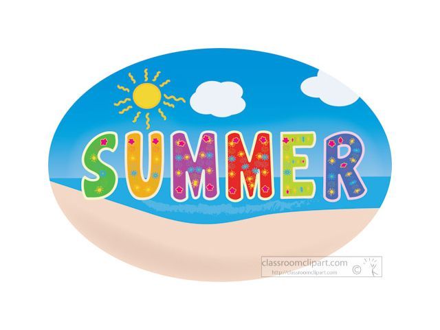 free clipart school out summer - photo #38