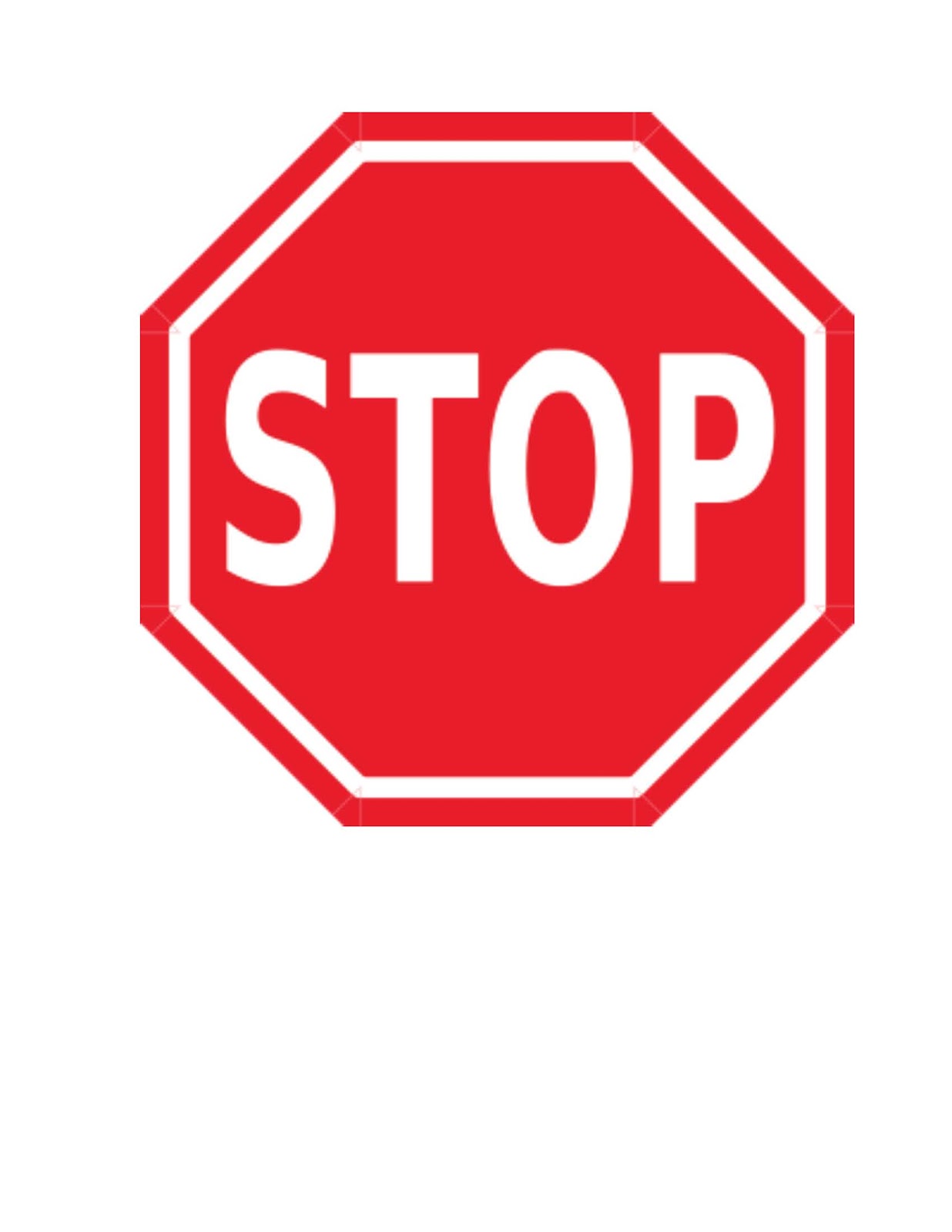 Free stop sign clip art 4 - Clipartix