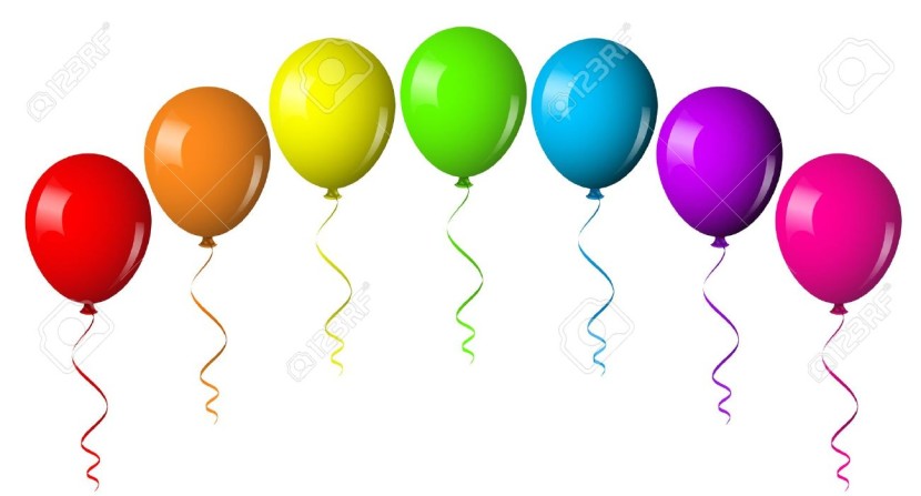 Birthday balloons clipart - Clipartix