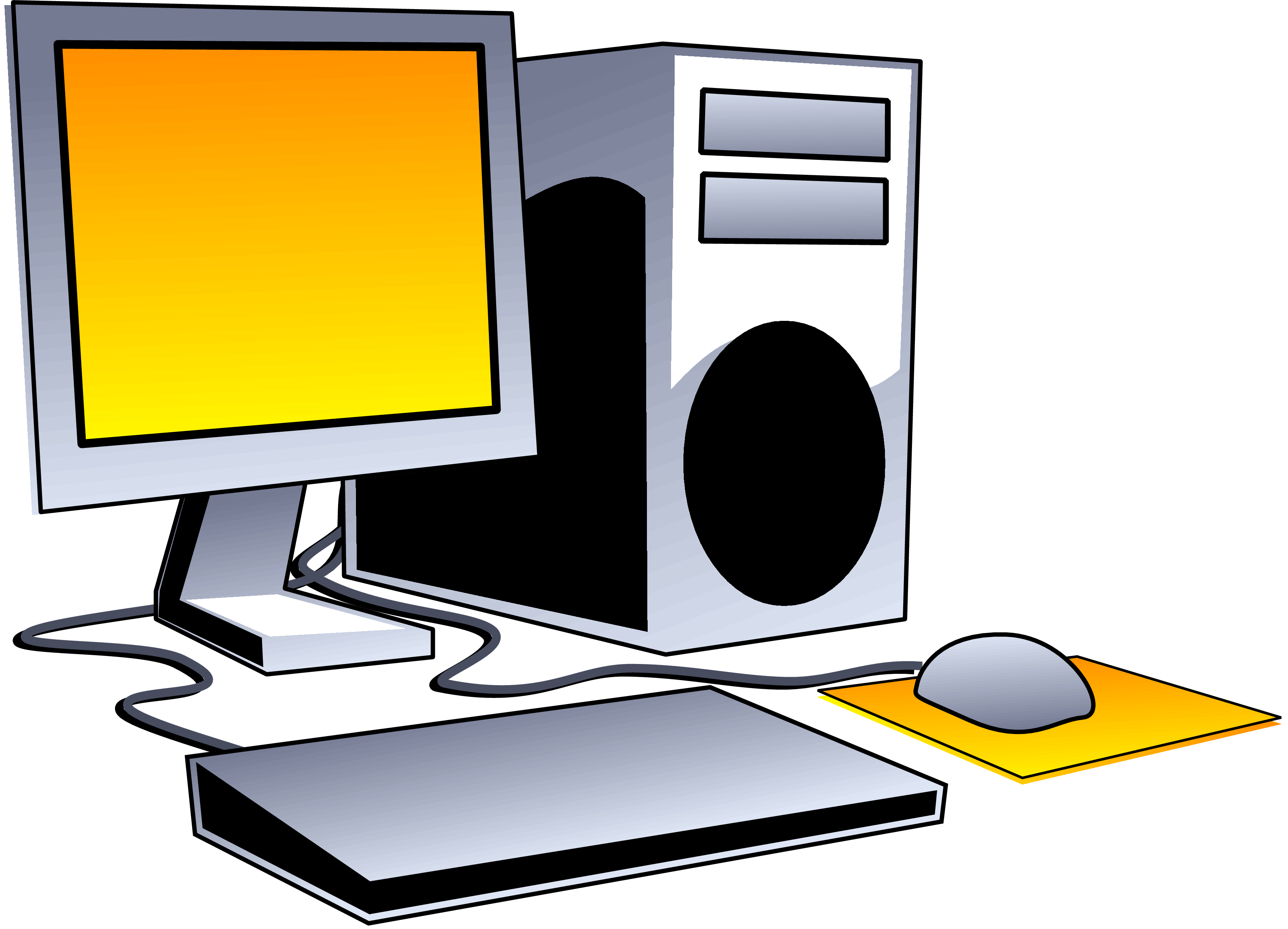 Computer clipart free images 3 - Clipartix