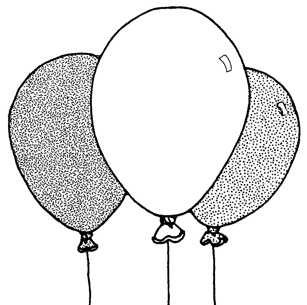 Hot air balloon clipart black and white free 3 - Clipartix