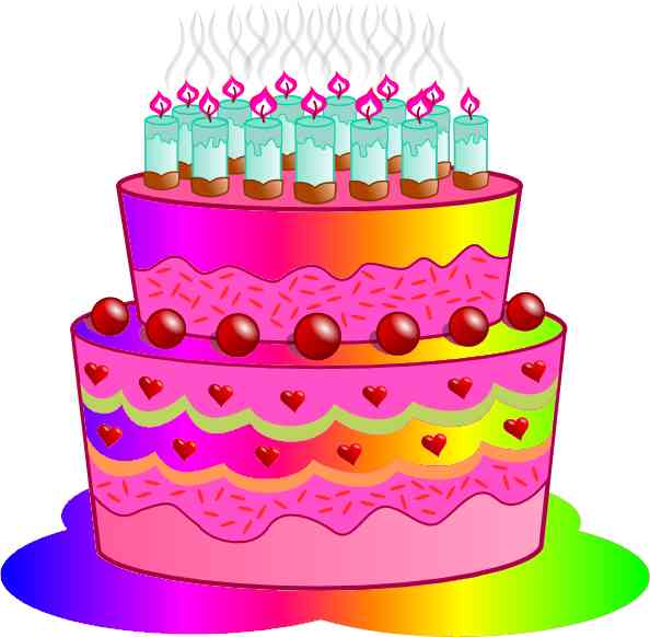 Free Birthday Cake Clipart Pictures Clipartix