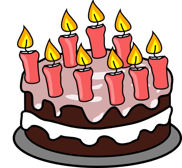 Happy Birthday Cake With Name Edit For Facebook Clip Art Clipartix