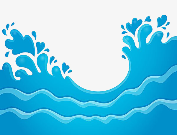 cartoon waves Water clipart cartoon pencil and in color water jpg