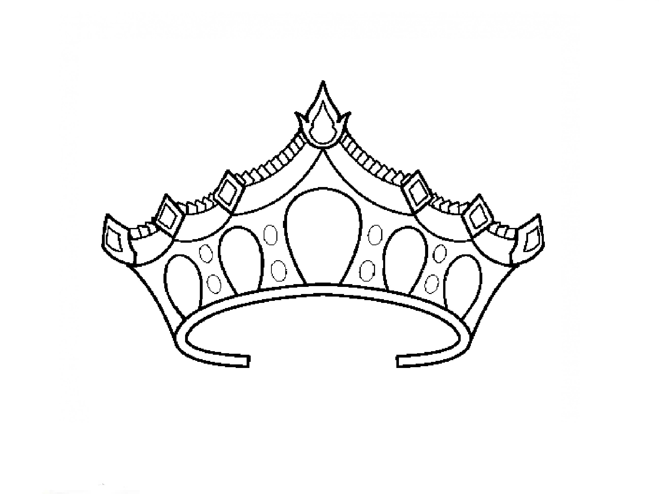 Princess crown drawings printable jpg Clipartix