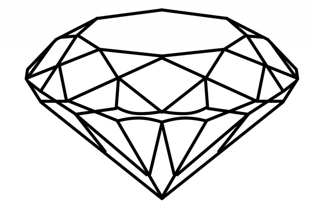 Simple diamond drawing google search door decs jpg - Clipartix