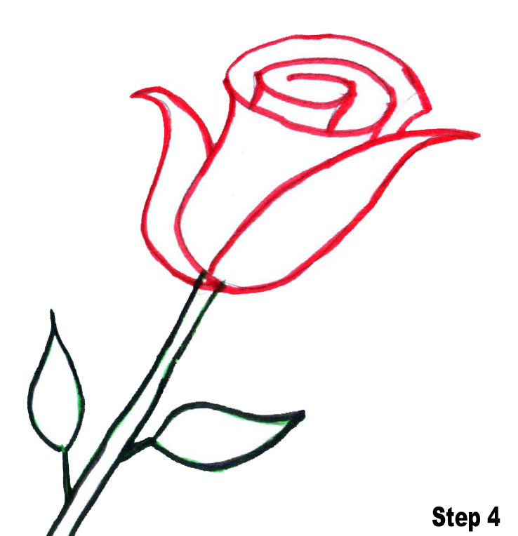 rose cartoon Cartoon sketch of rose drawing jpg Clipartix