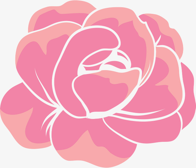 Pink vector rose vector rose cartoon red and jpg - Clipartix