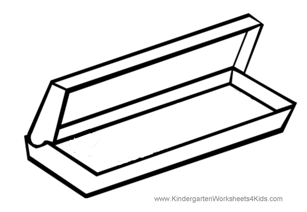 empty pencil case clipart great free clipart silhouette coloring