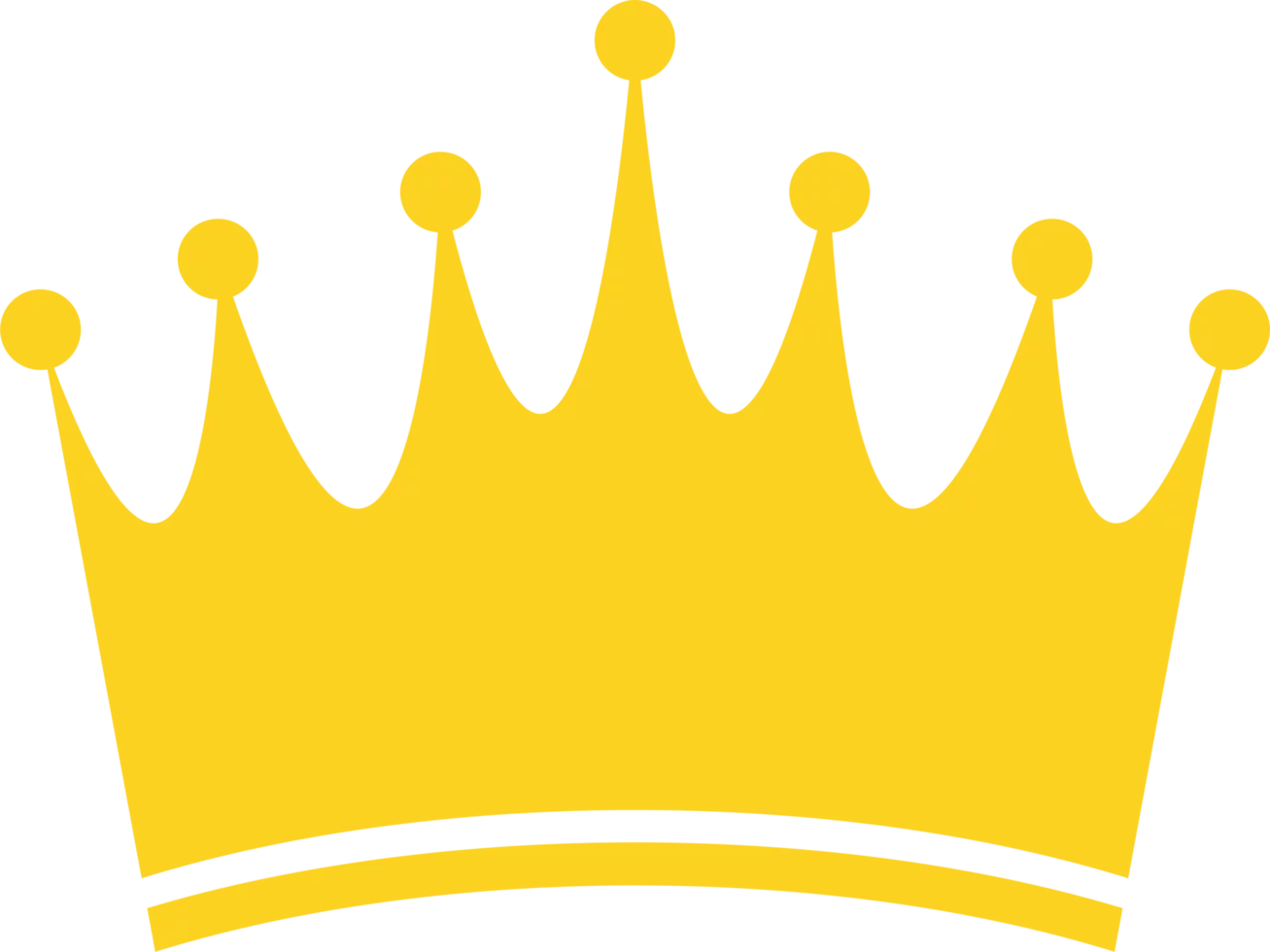 Golden Crown Clipart - Royal Symbol of Monarchy and Leadership Illustration