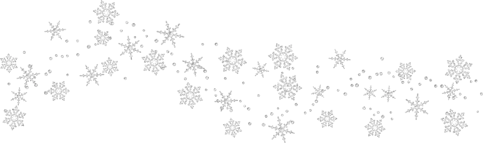 Elegant Winter Snowflakes Seamless Pattern White Glitter Clipart Design