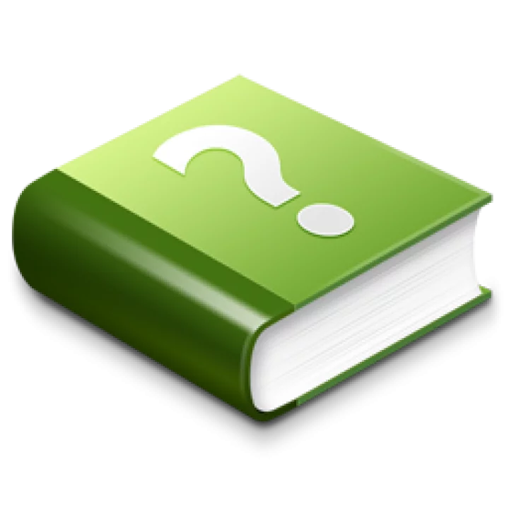 Green Question Mark Reference Book Knowledge Guide Help Information Clipart