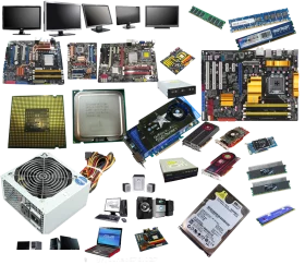 Comprehensive Computer Hardware Components and PC Parts Clipart Collection for Builders