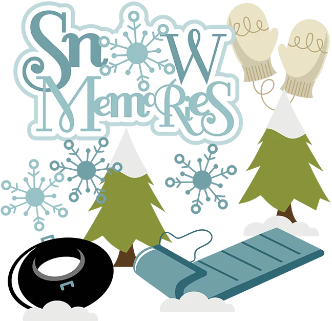 Whimsical Winter Wonderland Snow Matters Seasonal Holiday Decorative Clipart Set