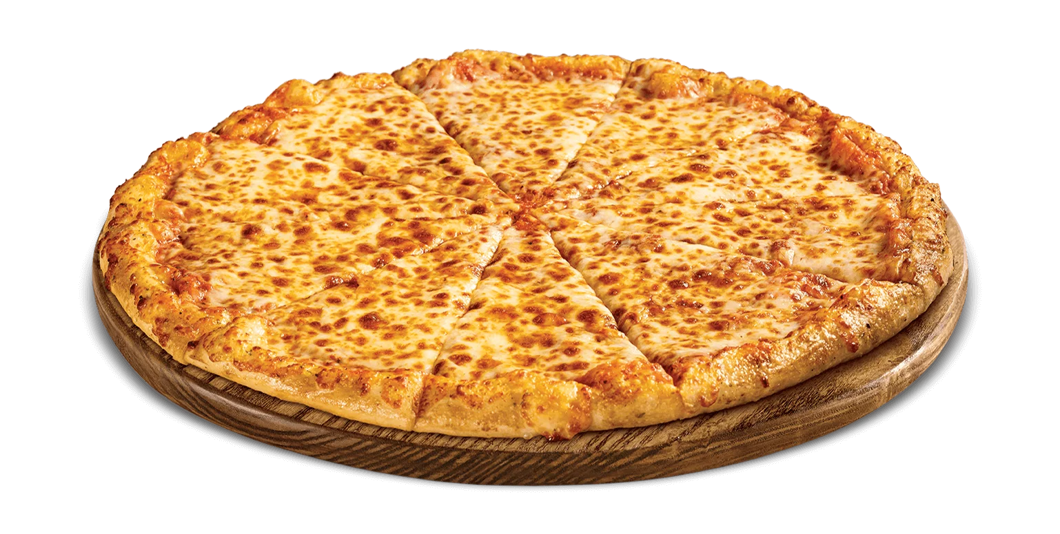 Delicious Cheesy Cheese Pizza Clipart Graphic - Golden Melted Slice Masterpiece