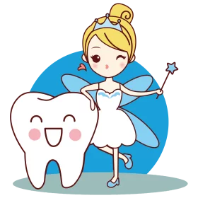 Adorable Tooth Fairy Clipart: Magical Dental Companion with Cheerful Smile