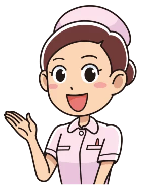 Cheerful Pink-Uniformed Nurse Clipart Illustration for Healthcare Graphics