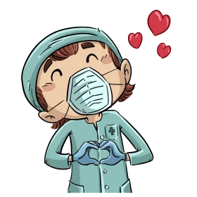 Heartwarming Healthcare Hero Clipart Celebrating Medical Professionals with Love