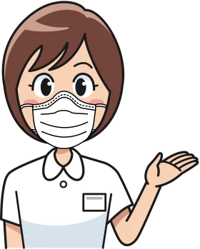 Professional Healthcare Worker Clipart with Surgical Mask in Friendly Illustration Style