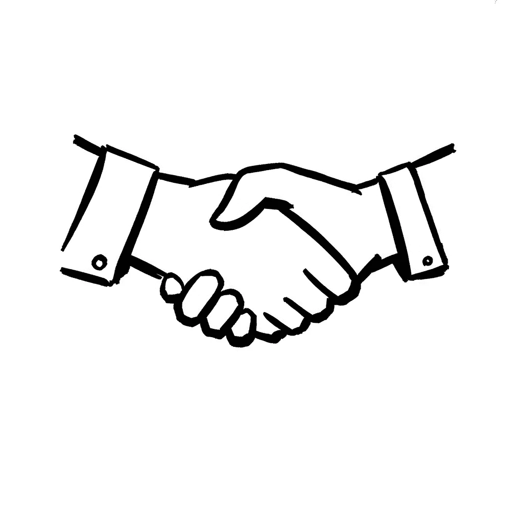 Professional Business Agreement Handshake Clipart Symbolizing Partnership and Trust