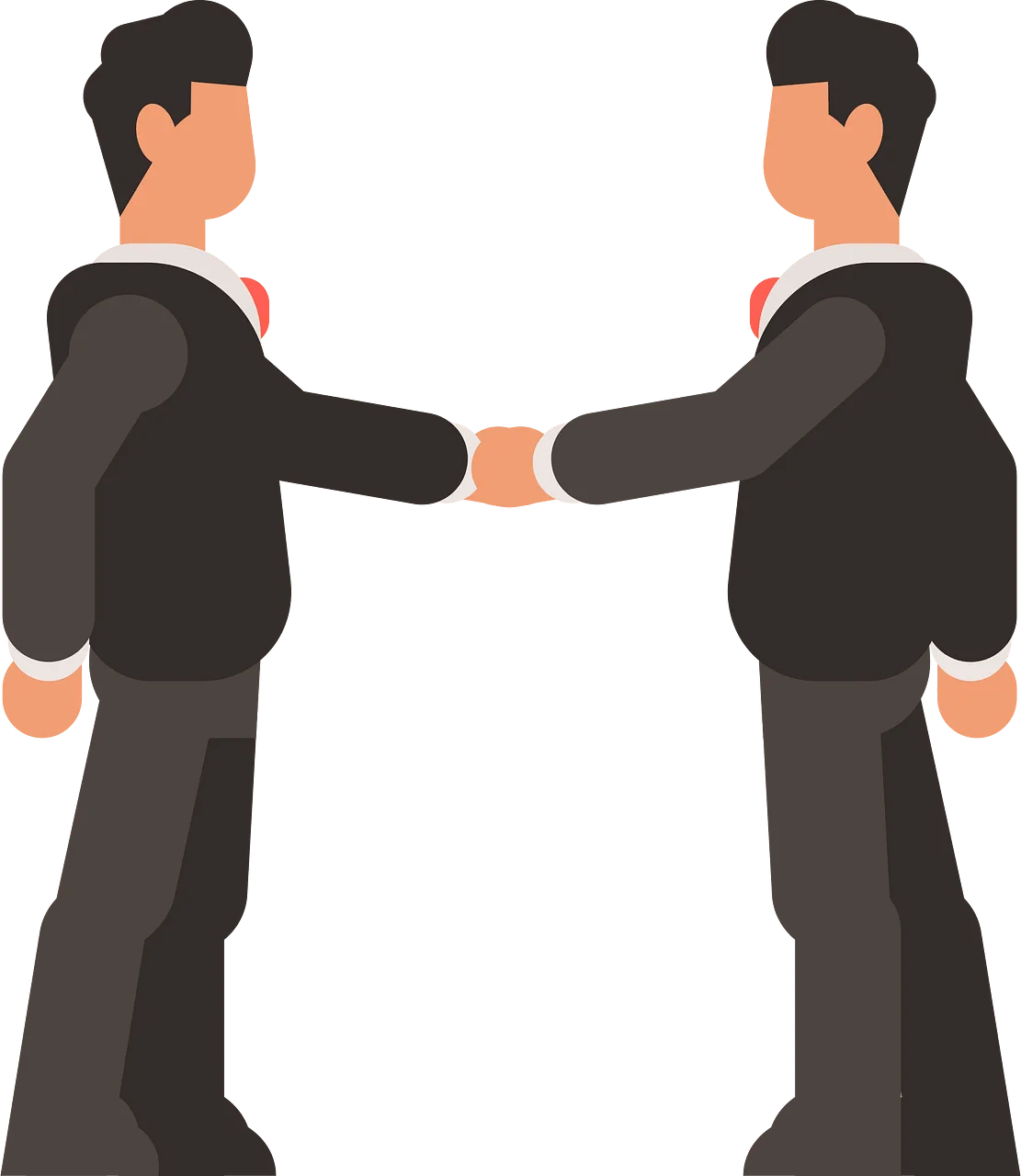 Professional Business Handshake Clipart Illustration for Corporate Agreements