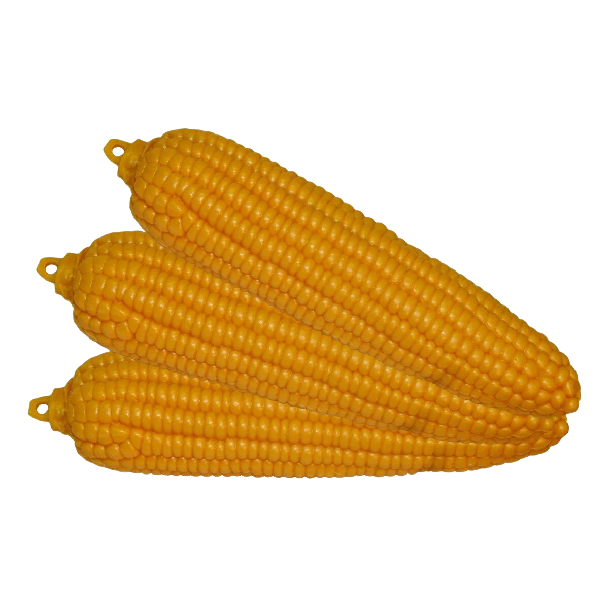 Golden Ripe Corn Ears Clipart Illustration with Detailed Kernel Texture