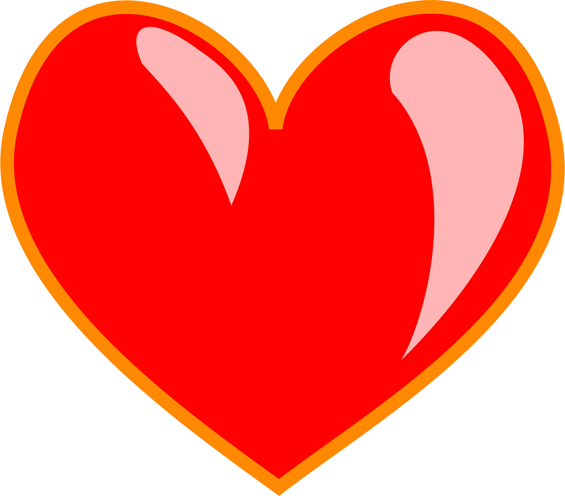 Radiant Red Heart Clipart: A Symbol of Pure Emotional Connection and Passion