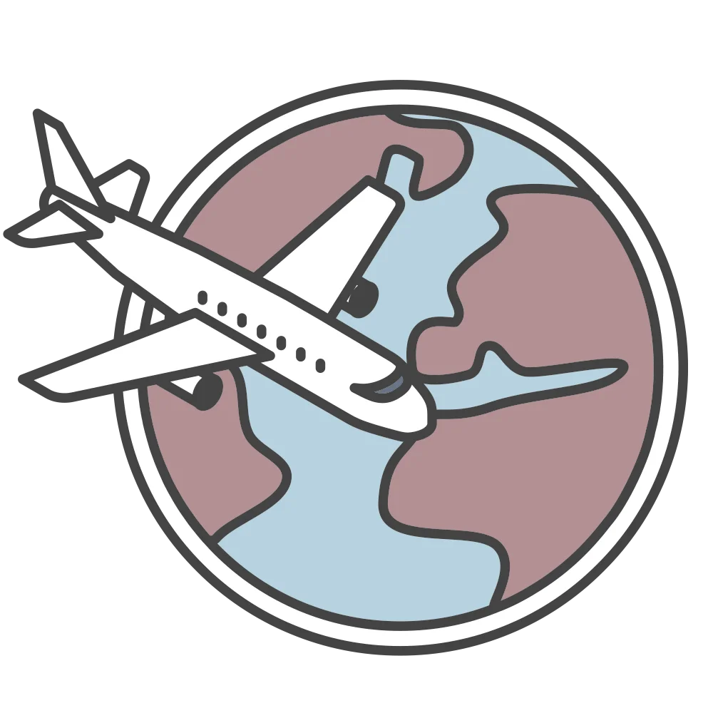 Global Travel Adventure Clipart: Exploring the World Through Flight